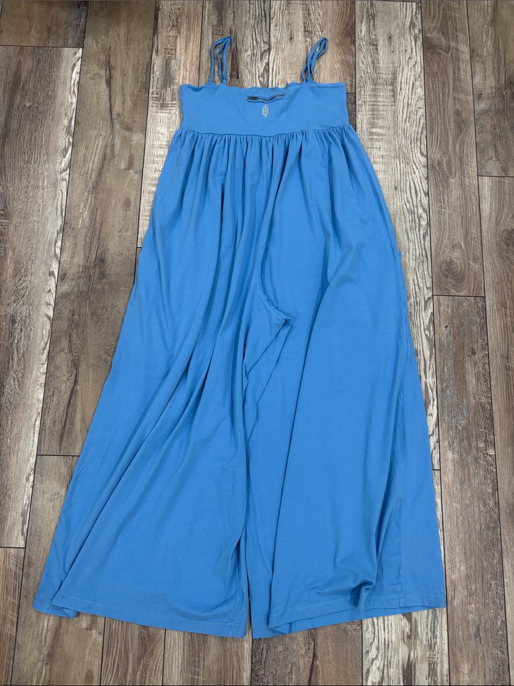 NWT FP Movement Hot Shot Strappy Onesie Light Cobalt Blue XL - Picture 7 of 9